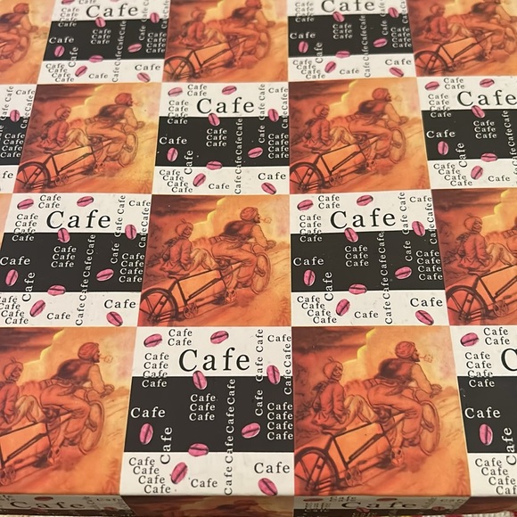 Cafe Themed Dinnerware Set Expresso Turkish coffee - Picture 4 of 4